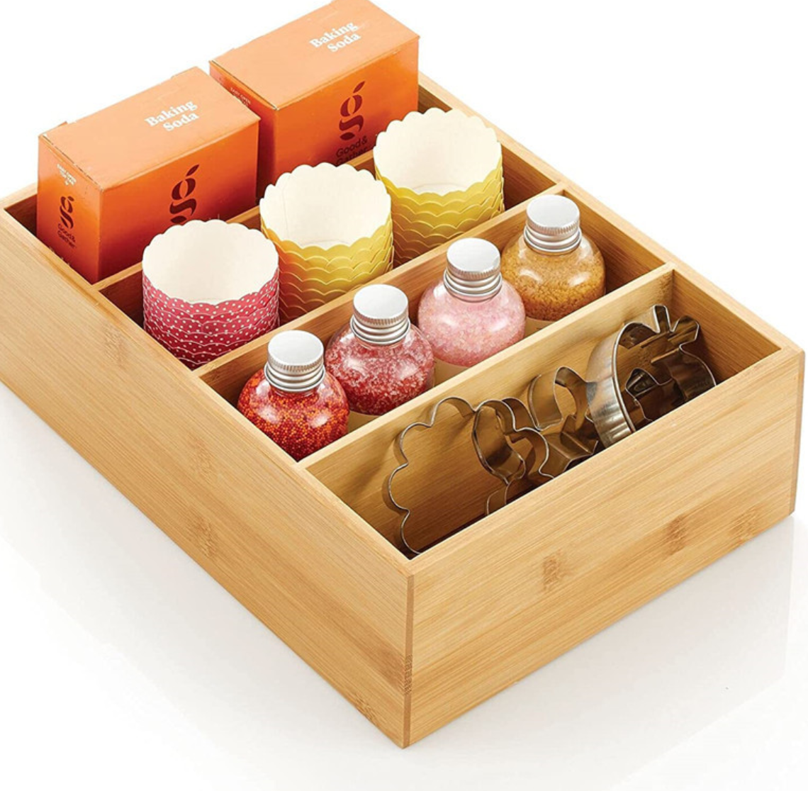 Bamboo Bath Bomb Organizer