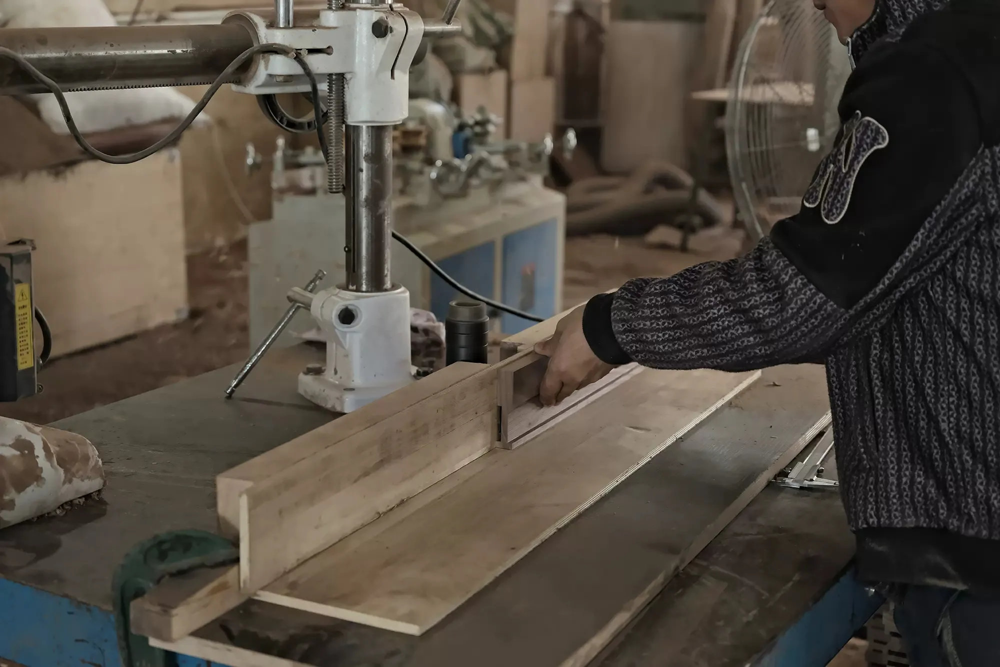 CNC mortise cutting for hinges and lock recesses