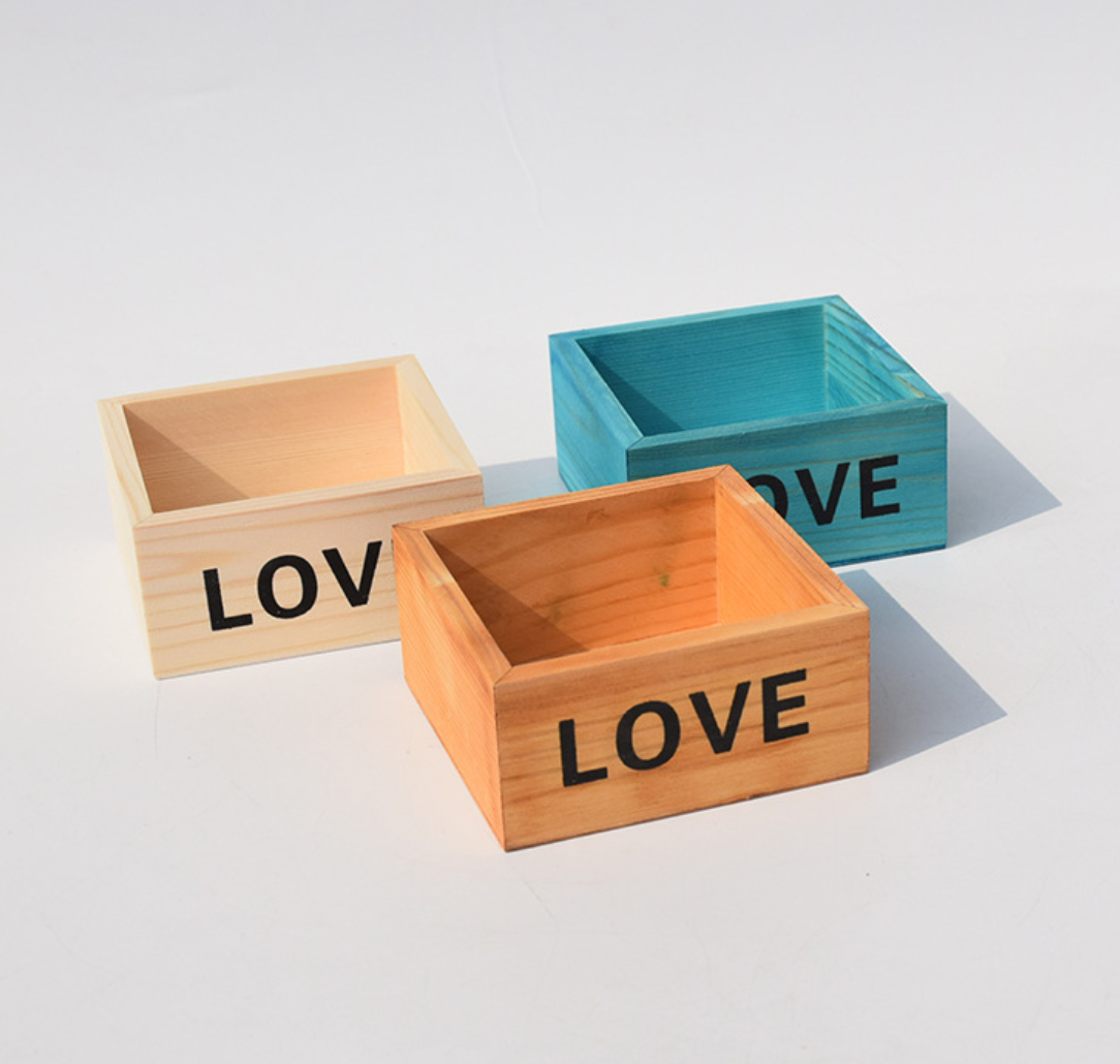 Wooden Succulent Planter Box