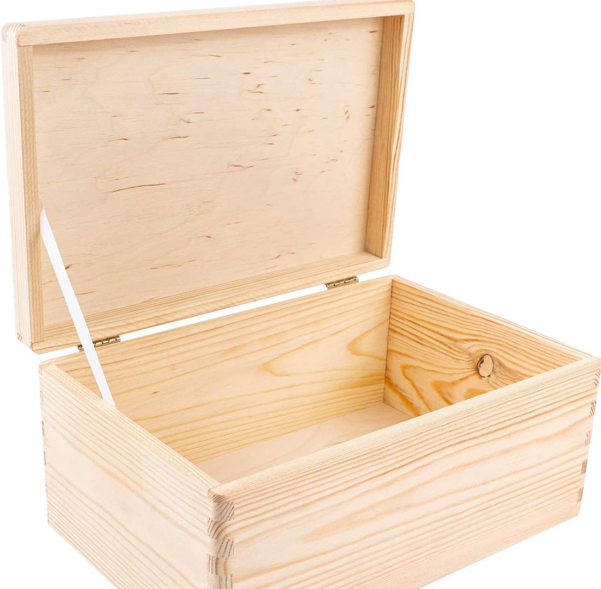 Pine wooden box example 3