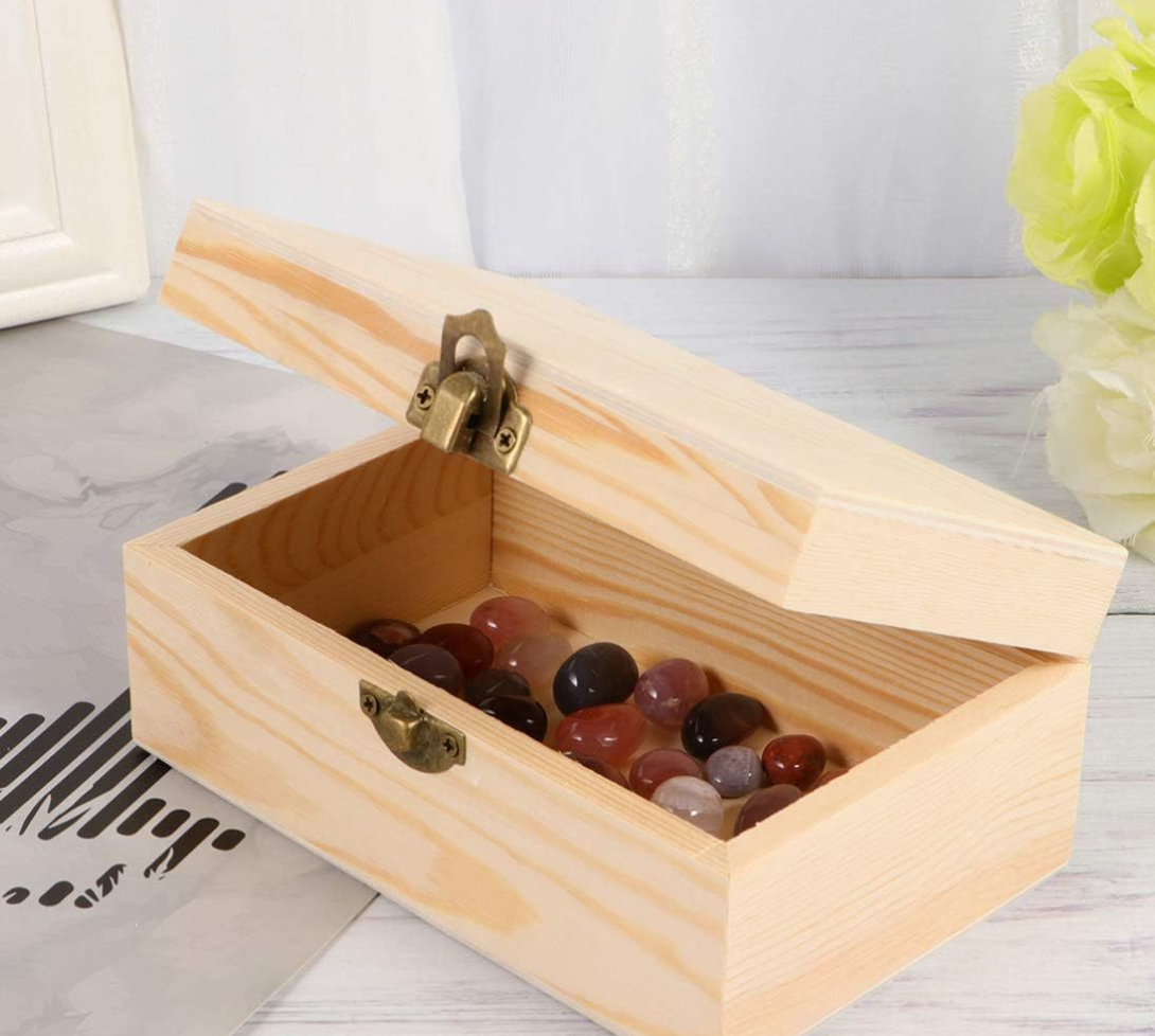 Pine wooden box — hero