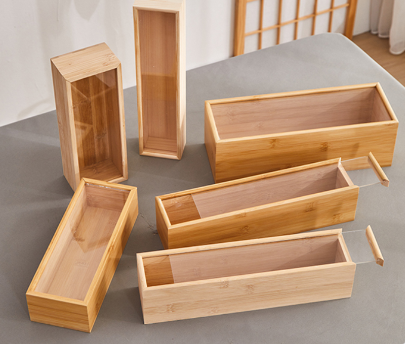 Bamboo Sliding-Lid Storage Set