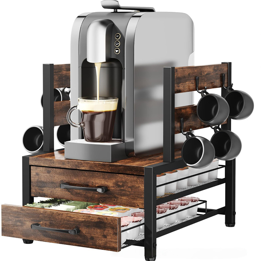 Coffee Machine Stand with Drawer