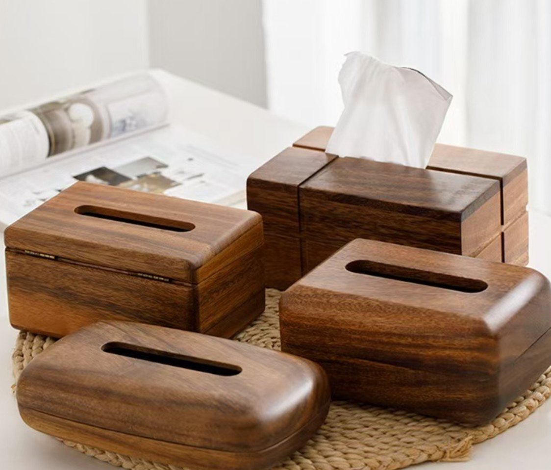Walnut wooden box example 3