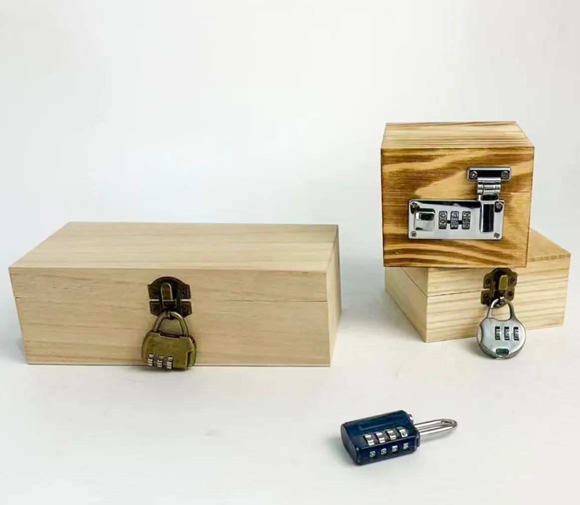 Pine Combo & Hasp Lock Trio Set